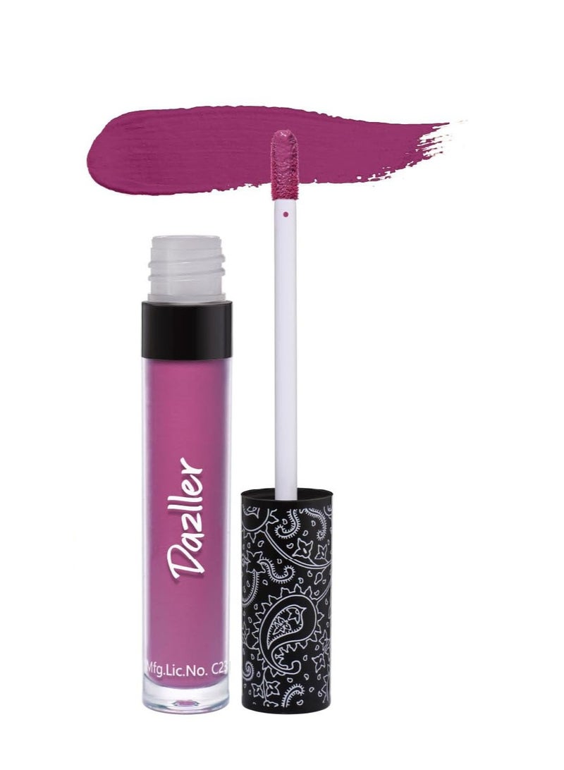 DAZLLER Matte All Day Lipcolour|Moisturizing Kokum Butter|Non-Transfer & Smudge-Proof|8Hr Stay|Liquid Lipstick For Women|QDlc040 |6G - Image 1